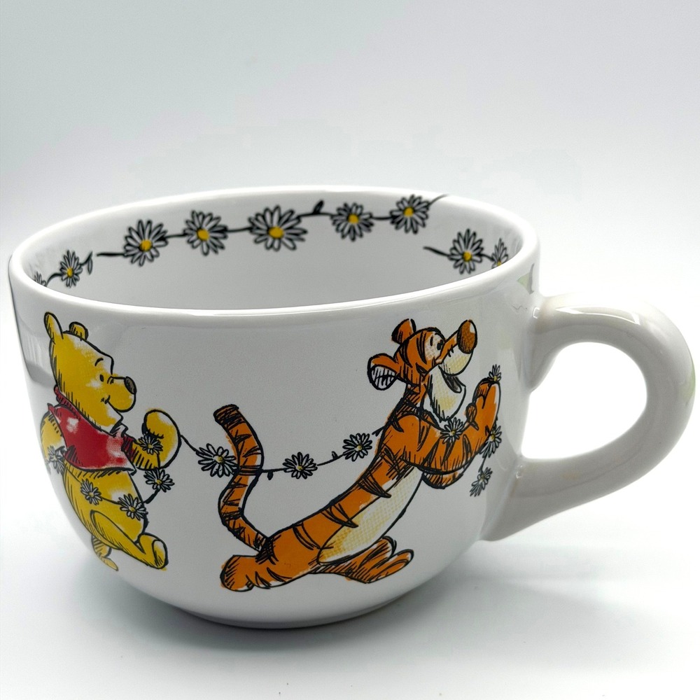 Disney Winnie The Pooh Daisy Chain Large Soup Mug Coffee Zrike Oversized